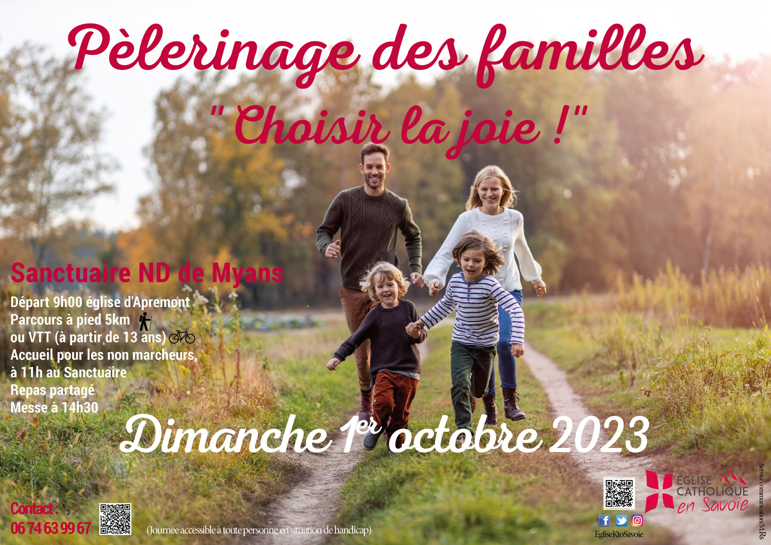 Affiche pélé des familles 2023